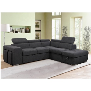 Ghế Sofa Hiện Đại 2P + Ghế Dài + Ghế Sofa Có Thể Chuyển Đổi Hình Chữ L Kiểu Ottoman Ghế Sofa Gấp Gọn Giường Sofa Giường Ngủ Gấp Gọn - Product Image 3