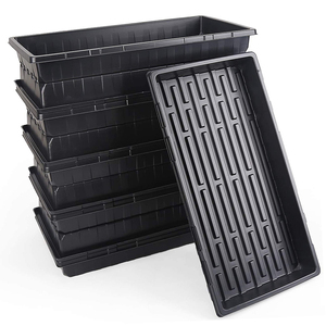 Plastic Nursery <strong>Seed</strong> Starting Tray <strong>Wheatgrass</strong> Microgreen Rice Seedling Tray 1020 Flat Hydroponic <strong>Seed</strong> Grow Tray - Product Image 6