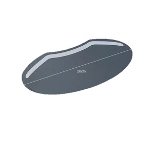Protège-visage transparent jetable pour la coupe de cheveux, masque de protection léger, 50 pièces par boîte, utilisation en salon, matériau PVC - Product Image 2
