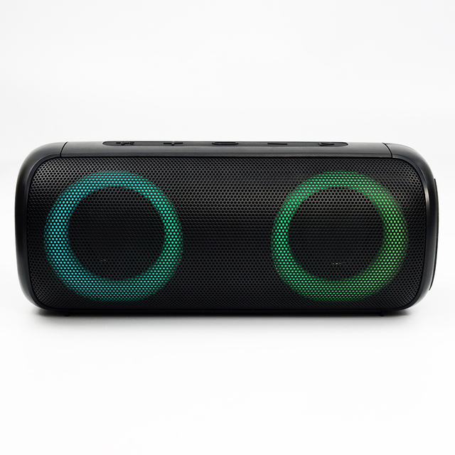Outdoor Waterproof Bluetooth Speaker with Colorful RGB Lights Portable Wireless Stereo Speaker for Party Camping Beach Pool