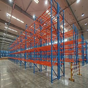 Estante de paletas de almacén Unidades de apilamiento industriales personalizables multicapa Sistema de almacenamiento de estantes de acero resistente de metal - Product Image 1