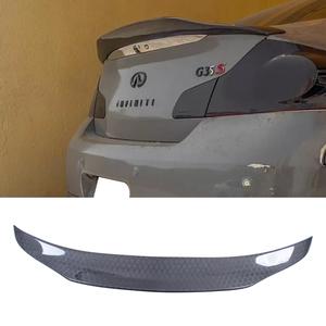 สปอยเลอร์หลังคาร์บอนไฟเบอร์ทรงรังผึ้งแบบ PSM สำหรับรถยนต์ซีรีส์ G25 G35 G37 รุ่น 4 ประตู ปี 2007-2014 (ไม่ใช้ได้กับ STC) - Product Image 1