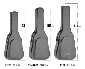 Logo <span class=keywords><strong>personalizzato</strong></span> Oxford borse per basso portatile zaini 36 39 41 pollici addensare copertura per chitarra borsa per chitarra acustica - Product Image 6