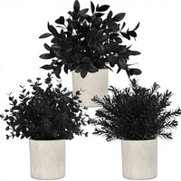 Tanaman Buatan Eucalyptus Rosemary Pot Silinder Laris Manis, Ramah Lingkungan, Cocok untuk Hadiah Thanksgiving