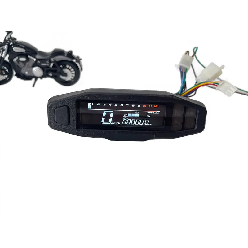 Compteur numérique de vente chaude compteur de vitesse de moto tacometros numériques para motod pour compteur de moto