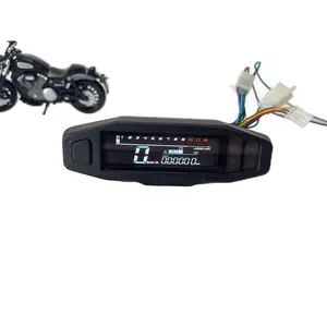 Hot Selling Digital Meter Motorcycle Speedometer tacometros digitales para motod for Motorbike Meter