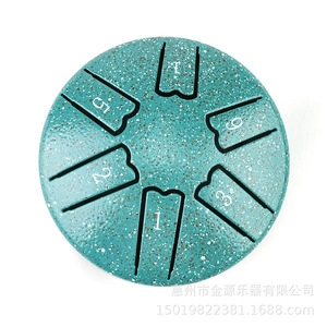 Tambour à langue en acier mini de 3 pouces, 6 notes, instrument de percussion Handpan - Product Image 2