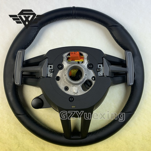 Mise à niveau du nouveau volant en cuir véritable pour Porsche Panamera Macan Cayenne 918 911 718 970 971 958 volant personnalisé - Product Image 6