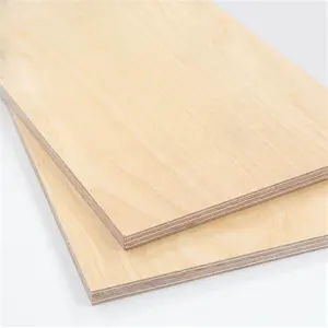 Factory Direct Birch Veneer plywood size 4x8 feet thickness 1/2 3/4 Russian Baltic Birch plywood sheet Furniture plywood