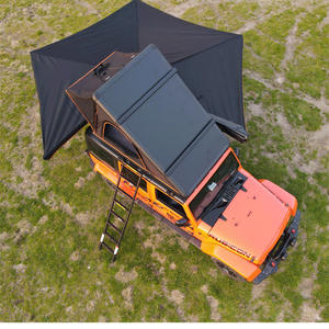 خيمة سقف السيارة خفيفة الوزن بسعر المصنع، مصنوعة من القماش، تتسع لشخصين أو ثلاثة أشخاص، مناسبة لجميع الفصول، ذات طبقتين، تفتح تلقائيًا بسرعة - Product Image 2