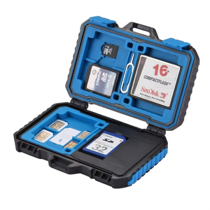 2025 mới nóng bán xách tay PULUZ Đầu đọc thẻ + 22 trong 1 thẻ nhớ trường hợp chịu nước Sim Thẻ lưu trữ hộp sẵn sàng để tàu - Product Image 2