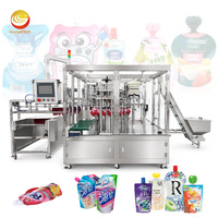 Machine de remplissage et de bouchage ORME pour sauces liquides visqueuses, yaourts, miel et graisses en sachets à bec verseur