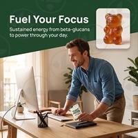 Gummies protéinés à la levure naturelle, haute teneur en protéines, soutien énergétique, sans gluten, certifiés GMP, minéraux et vitamines – Vente chaude OEM/ODM