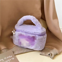Sac à maquillage en peluche en forme de chiot de 8 pouces, sac à main, sac à poupée en peluche sur le thème des bonbons japonais pour machine à griffes