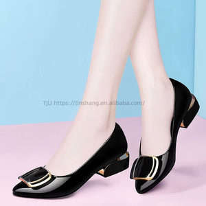 On Elegant Pump Shoes Ladies PU Leather Comfortable <b>Flat</b> Loafers Women Causal Work Shoe - Product Image 4