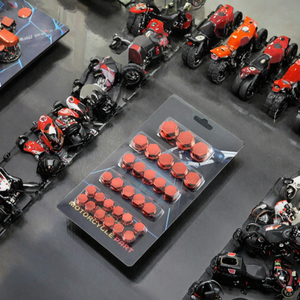 Aksesoris Set Sekrup Modifikasi Mesin, Penutup Mur Berlapis Krom, Komponen Dekoratif Paduan Aluminium untuk Sistem Bodi Sepeda Motor - Product Image 3