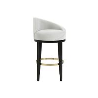 Canapé de salon, mobilier italien importé, luxe nordique moderne, chaise haute de salle à manger en fourrure blanche