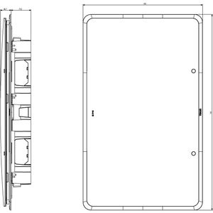 Scatola di Distribuzione Vimar 72M a Incasso in Plastica Bianca per Uso Interno - Product Image 2