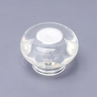 Botol Parfum Kosmetik Kosong 15ml Transparan Plastik Besi Anti Tumpah dengan Tutup Sekrup untuk Botol Parfum Grosir