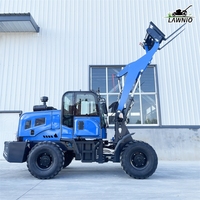 Professioneller Technischer Support Diesel-Lader LAWNIO 1500kg Nennlastkapazität Plus Stabile Beladung Erdbewegungs-Diesel-Radlader