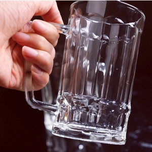 Elegante jarra de cerveza de cristal para disfrutar de su bebida favorita de fábrica al por mayor para regalos de negocios taza de bebida - Product Image 3