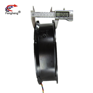Ventilateur <span class=keywords><strong>d</strong></span>'extraction industriel à haut <span class=keywords><strong>d</strong></span>ébit <span class=keywords><strong>d</strong></span>'<span class=keywords><strong>air</strong></span> 220mm, moteur cc <span class=keywords><strong>12</strong></span> <span class=keywords><strong>volts</strong></span>, cadre métallique, ventilateur de refroidissement à flux Axial, 24V, 48V, 22060mm - Product Image 2
