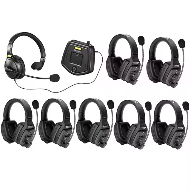 USD1388 Free Ship Saramonic Witalk WT8D Full Duplex Communication Wireless Headset System Marine Duplex Intercom Headsets