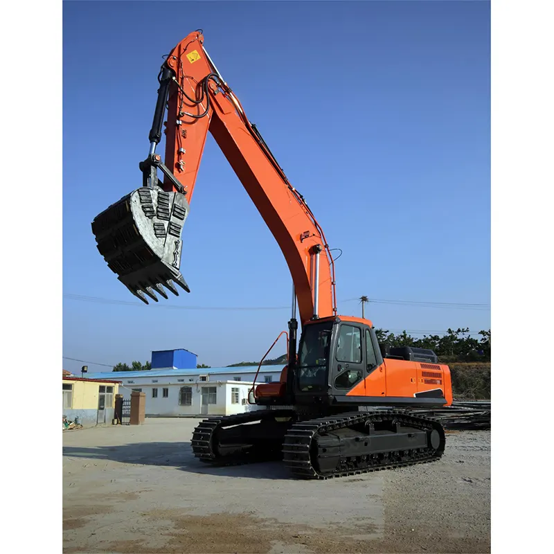 EPA EURO 23T 30T 36T 40T big diggers machine steel material crawler diesel grande escavatore