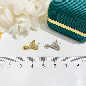 Colgante de Jade Precioso para Collar, Accesorio de Plata S925 para DIY, con Base Vacía para Cuentas de 11-15mm, Colgantes de Perlas Premium 31026 - Product Image 4