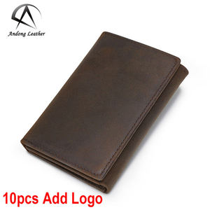 กระเป๋าสตางค์หนังแท้ Andong RFID สำหรับผู้ชาย กระเป๋าคลัทช์ธุรกิจหนังวัวแท้ ช่องใส่บัตรหลายช่อง กระเป๋าสตางค์แบบพับสามตอนสำหรับผู้ชาย - Product Image 1