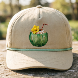 Casquette de golf beige à logo personnalisé imprimé haute définition, casquette de baseball à visière incurvée 5 panneaux, casquette de soleil snapback, casquettes de camionneur pour l'extérieur - Product Image 3