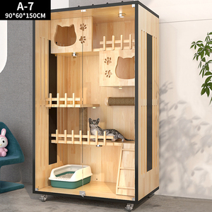 Cages d'élevage d'animaux de compagnie en verre empilables, nouvelle conception chinoise 2023, usage commercial - Product Image 1