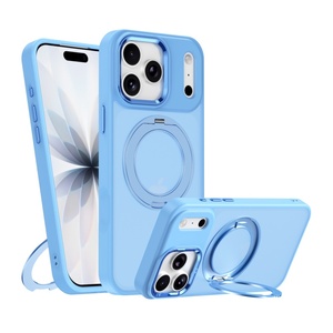 เคสโทรศัพท์แม่เหล็กแบบด้านคุณภาพสูงสำหรับ iPhone 18 17 Pro Max พร้อมการปกป้อง 360 องศา °   ฝาครอบป้องกันปุ่ม AI แบบตั้งวางได้ - Product Image 1
