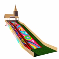 Tobogán Arcoíris Personalizado para Exteriores, Sin Motor, Material SDPE, Certificado CE, Apto para Parques, Lugares Turísticos, Granjas, Hoteles y Resorts