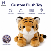 Peluche lestée réaliste en gros pour enfants, souvenirs et cadeaux commémoratifs