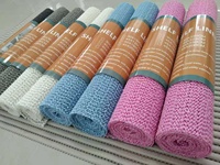Tapis antidérapants en PVC pour étagères et tiroirs, pour armoires de cuisine et boîtes à outils, tapis de maintien pour réfrigérateur, tapis pour vaisselle et dessous de plat, tapis lavables