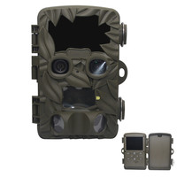 H8201 photographie sauvage personnalisée double caméra de piste caméra étanche IP 66 caméra de piste 4K HD 30m détection de distance IR