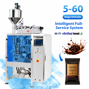 Automatic Liquid Roll Film Packing Sealing Machine for Coffee <b>Syrup</b> Honey - Product Image 1