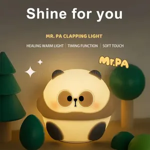 Lampu Led Mini kartun Led kustom lampu malam Panda anak-anak Sensor lampu untuk dekorasi kamar