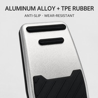 Ensemble de couvre-pédales en aluminium pour Chevrolet Malibu XL 2018-2025, alliage satiné TPE antidérapant, garniture de frein