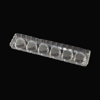 Boîtes en plastique jetables en forme de cœur de qualité alimentaire (transparentes) pour l'emballage de chocolats personnalisables, marque SUBANG