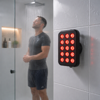 Panel Lampu Merah Kamar Mandi Tahan Air IP65 660nm 850nm Terapi Cahaya Led Mini Inframerah Dekat Portabel