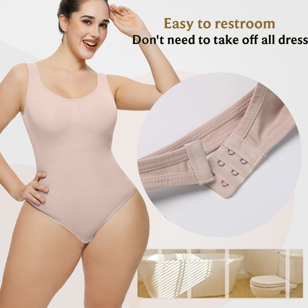 Seamless Plus-Size Tummy-Control Thong: colour and size-option reference for private-label production