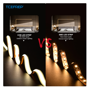 Perfect Constant Current COB <b>Strip</b> Light 24V 480LEDs/M 20m/roll High CRI≥90 100LM/W 3000K-6000K 8mm PCB for Indoor Lighting - Product Image 3