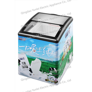 Chất Lượng Cao Thương Mại Điện Tủ Đông Năng Lượng Hiệu Quả Cong Cửa Kính Điện Ice Cream Tủ Lạnh Siêu Thị - Product Image 6