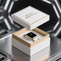 Boîte Cadeau Rigide Magnétique de Luxe Personnalisée pour Hommes – Emballage en Carton pour Montres, Ceintures, Cravates et Portefeuilles – Boîte Personnalisable