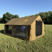Carpa inflable de techo para acampar al aire libre, de 420D Oxford, impermeable, fácil de instalar, para 4-8 personas, precio de fábrica.