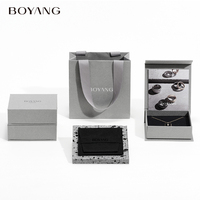 Boîte à bijoux personnalisée avec logo de luxe, écologique, en papier, en forme de livre, avec fermeture magnétique, pour boucles d'oreilles, collier, bague