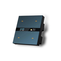 Interrupteurs muraux intelligents Anjielo 4 voies en composite ABS PC, compatibles Zigbee, avec technologie de détection corporelle pour la domotique