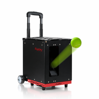 Machine à balles de tennis portable professionnelle Nisplay N3 avec contrôle par application, qualité supérieure, service réglable, capacité de 80+ balles